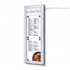 A4 Lockable LED Menu Case Logo Panel RAL 9005 - 9