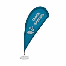 Micro-Flagge Tischplatte 60cm, Basis und Mast