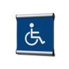 Türschild 15,5 x 15,5 cm Komplettset Herren/Damen Blau - 7