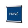 Türschild 15,5 x 15,5 cm Komplettset Herren/Damen Blau - 9