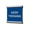 Türschild 15,5 x 15,5 cm Komplettset Herren/Damen Blau - 10