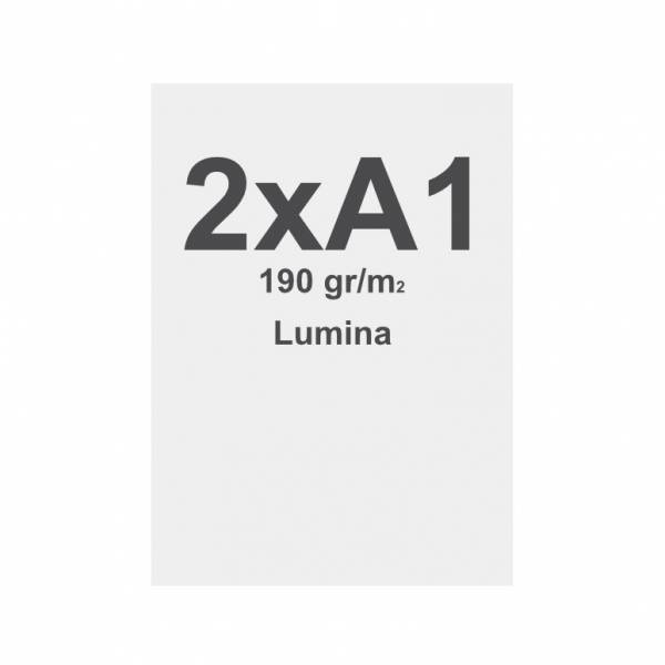 Spannstoff-Rahmen Lumina Print Mit Silikon-Keder (SEG) 190g/m2 Sublimationsdruck 2x A1