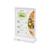 Format: A5 (148 x 210 mm)
Farbe: Weiß Menu Stand T LED - 2