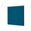 Spannstoff Wanddekoration SET 40 x 40 Hexagon Blau-Braun - 3