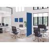 Spannstoff Wanddekoration SET A2 Hexagon Blau - 38