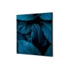 Spannstoff Wanddekoration SET A2 Botanische Blätter Blau - 3