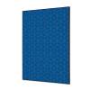 Spannstoff Wanddekoration SET 40 x 40 Hexagon Blau-Braun - 9
