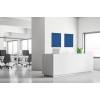 Spannstoff Wanddekoration SET A2 Hexagon Blau - 34