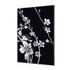 Spannstoff Wanddekoration SET 40 x 40 Japanische Kirschblüte Schwarz - 7