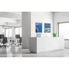Spannstoff Wanddekoration SET A1 Meereswellen - 8