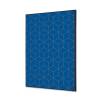 Spannstoff Wanddekoration SET 40 x 40 Hexagon Blau-Braun - 14