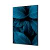 Spannstoff Wanddekoration SET A2 Botanische Blätter Blau - 8