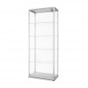 Glasvitrine bel.800x2000x400 silber - 2