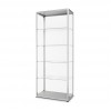 Glasvitrine bel.800x2000x400 silber - 3