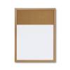 Kombiboard - Whiteboard Holz / Kork 45 x 60 cm - 2