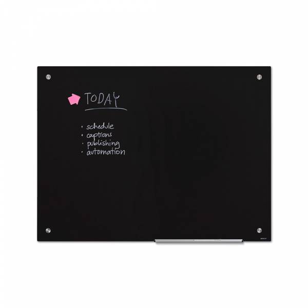 SCRITTO® Glasboard 90x120 Schwarz