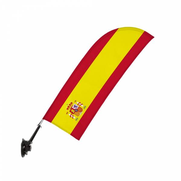 Fensterflagge Komplettset Spanien