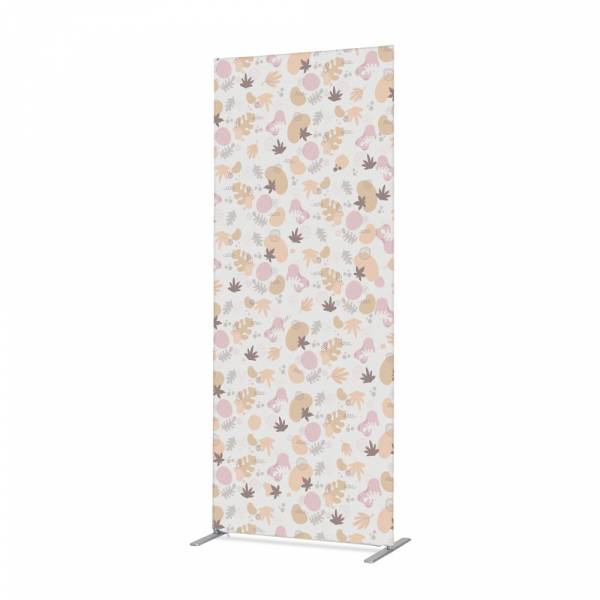 Textil Raumteiler Deko 100-200 Doppel Foya Blumen