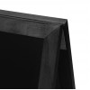 Gehwegtafel Holz, schwarz, 55x85 - 8
