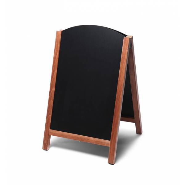 Gehwegtafel Holz, Top, teak, 55x85