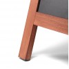 Kundenstopper Tafel Holz Dunkelbraun (55x85) - 11