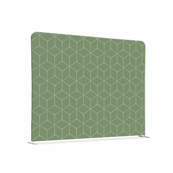 Textil Raumteiler 150-150 Doppel Hexagon Grün